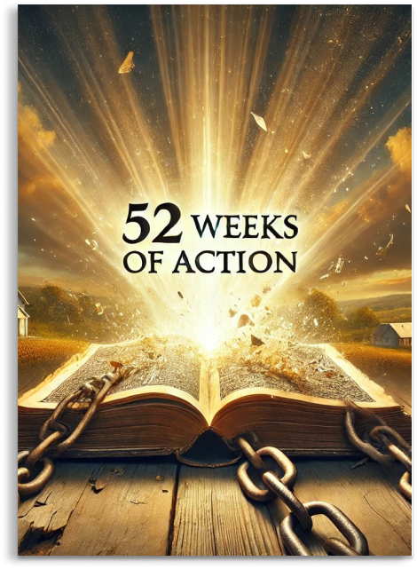 52 Weeks of Action: A Yearlong Journey Through the 12 Steps to Spiritual Growth, Recovery, and Purpose